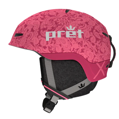 PRET Helmets | MOXIE X Kids Helmet with MIPS | Pink Pasley