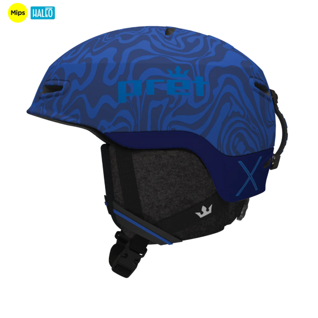 PRET Helmets | MOXIE X Kids Helmet with MIPS | Dazed Blue