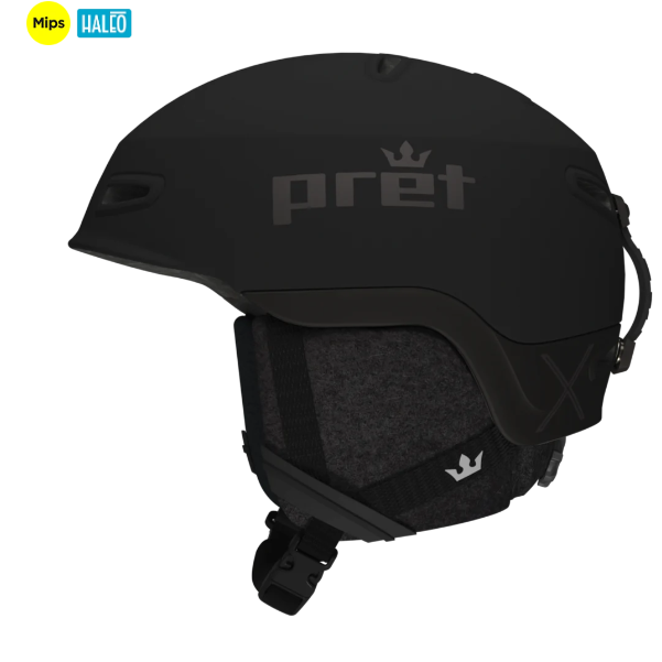 PRET Helmets | EPIC X MEN's Helmet with MIPS | Black