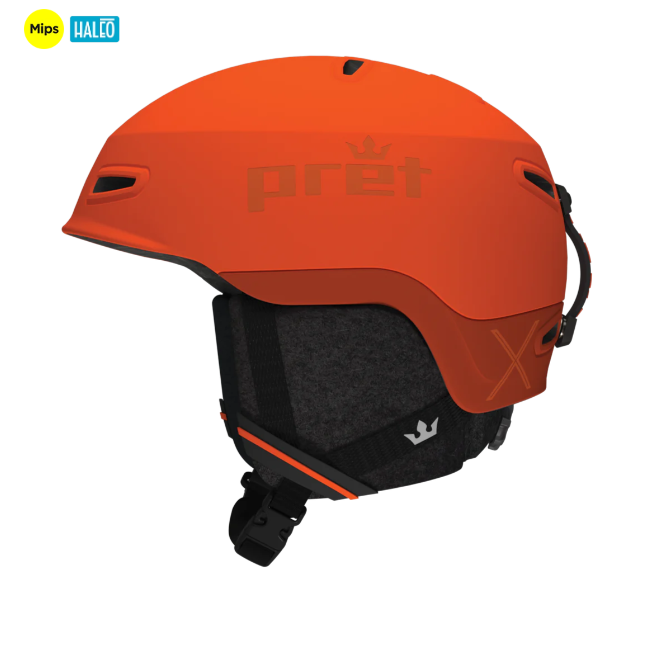 PRET Helmets | EPIC X MEN's Helmet with MIPS |  Orange
