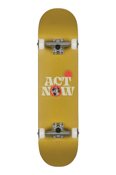 Globe G1 Act Now 8.0" Mustard Complete Skateboard