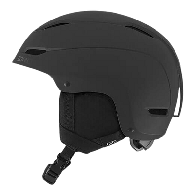 black ski helmet