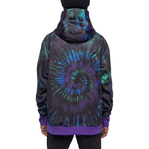 686 Grateful Dead Bonded Fleece Pullover Hoodie Jacket Green Tie